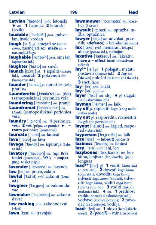 Engleski - džepni rečnik