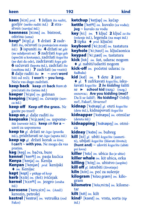 Engleski – džepni rečnik