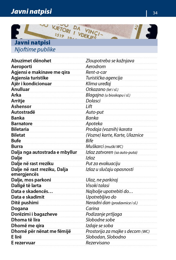 Albanski – priručnik za konverzaciju