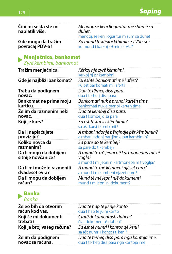 Albanski – priručnik za konverzaciju
