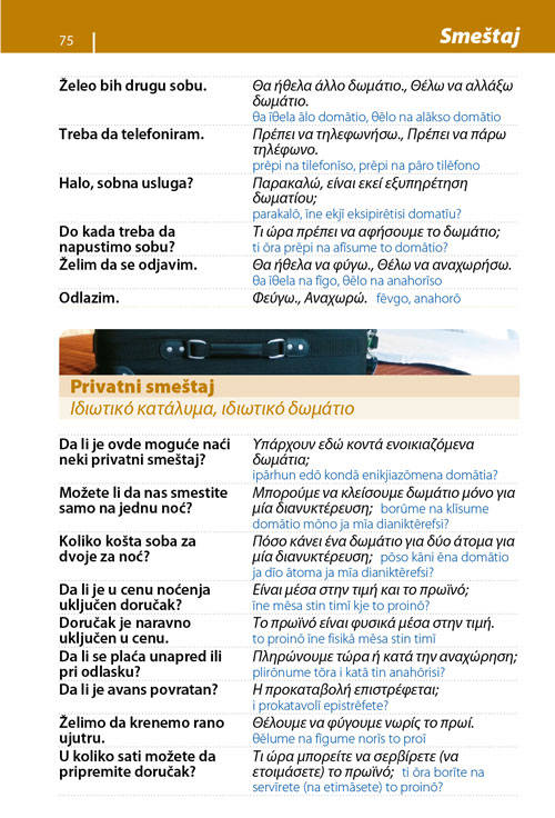 Grčki – priručnik za konverzaciju, 2. izdanje