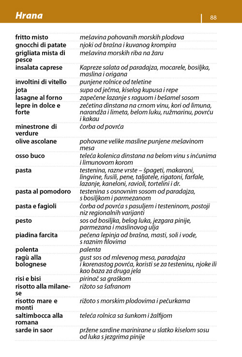 Italijanski – priručnik za konverzaciju, 3.&nbsp;izdanje