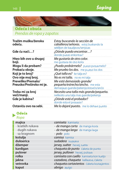 Španski – priručnik za konverzaciju, 3.&nbsp;izdanje