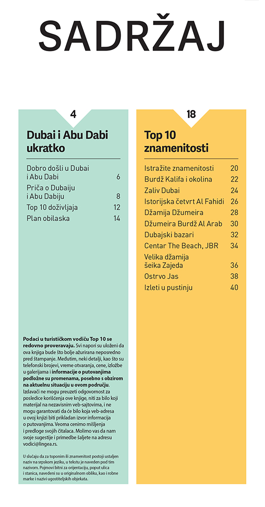 Dubai i Abu Dabi – TOP 10